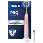 Oral-B Pro 3 Rosa eltandborste, 2 Cross Action