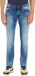 Tommy Jeans Men's Scanton Slim Wlbs Dm0dm09554 Denim Pants, Wilson Light Blue Stretch, 28W / 30L