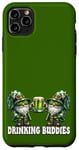 iPhone 11 Pro Max Green Gnomes In St Patricks Day Costume For Drinking Buddies Case