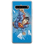 ERT GROUP mobile phone case for Samsung S10 5G original and officially Licensed DC pattern Superman 005 optimally adapted to the shape of the mobile phone, case made of TPU