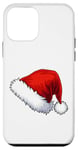 Coque pour iPhone 12 mini Chapeau Père Noël Père Noël Dessin animé