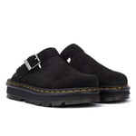 Dr. Martens Zebzag Eh Suede Black Mule