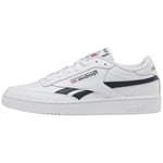 Reebok Unisex Club C Revenge Sneaker, FTWWHT/VECNAV/FTWWHT, 6.5 UK