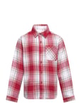 Levi's® Plaid Flannel Pocket Shirt Tops Shirts Long-sleeved Shirts Red Levi's