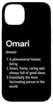 iPhone 14 Plus Omari Name Definition Funny Dictionary Case