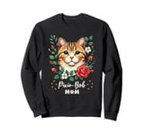 Roses Flowers Pixie-bob Mom Sweatshirt