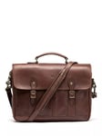 Rodd & Gunn RG New Zealand Handmade Leather Briefcase, Chocolate