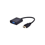 Gembird A-HDMI-VGA-03 VGA HDMI Noir Adaptateur cable