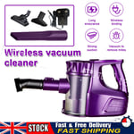 Cordless Vacuum Cleaner Pet Hair Handheld Stick Upright Vacuum Strong Suction UK