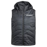 adidas Women's Terrex Multi CLIMAWARM Insulated Hooded Vest, Black, S