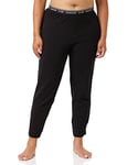 Calvin Klein Women's Sleep Pant Pyjama Bottoms, Black (Black 001), (Manufacturer Size:XL)