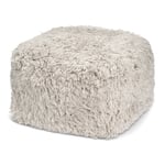 Classic Collection - Cloudy Sittpuff Naturvit 55cm från Sleepo