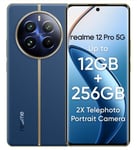 Realme realme 12 Pro 5G RMX3842 Mobile Phone [ 256GB / 8GB RAM - Submarine Blue ]