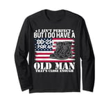 Vintage DD-214 Proud Veteran Retirement Tees for Old Man Long Sleeve T-Shirt