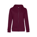 B and C Collection B&C QUEEN Zipped Hood - tröja - Dark Cherry - M