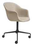 Bat Meeting Chair Fully Upholstered 4-star Base W. Castors - Pg D