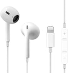 Ecouteurs antibruit filaires stéréo HiFi avec Micro et contrôle du Volume intégrés,Compatible avec iPhone 13/13 Pro/12/12Pro/11/11Pro/8Plus/7PlusX/XS/SE/XR(Q1708)