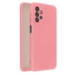 Case for Samsung A23 5G / M23 5G Silicone Semi-Rigid Soft-touch Finish pink