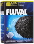 Fluval Activated Carbon 300g 3 X 100g Bags External Filter Media Fish Tank