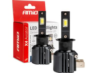 Amio Led-Lampor För Bilar X4-Serien Aviator H3 6500K Canbus Amio-03762