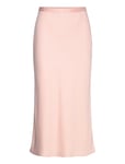 Calvin Klein Recycled Cdc Bias Cut Midi Skirt Rosa