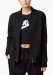 WOMENS NIKE NSW TECH FLEECE DESTROYER JACKET SIZE M (835544 010) BLACK