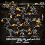 Cryx Unit Blighted Trollkin Marauders (10)  inc resin