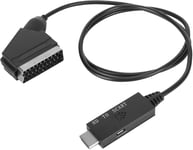 Câble Hdmi Vers Péritel, Signal Vidéo Hdmi Vers Signal Vidéo Composite Péritel Pour Télév Urs, Magnétoscopes Vhs, Enregistreurs Dvd, Etc. Sortie Vidéo À Commutation En Un Clic