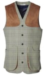 Chevalier 0Wiston Shooting Vest - Willow Green Checked XL