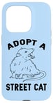 iPhone 15 Pro Funny Adopt a Street Cat Possum Lover Case