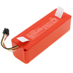 Kompatibelt med Roborock S50, 14.4V, 5200mAh