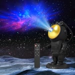 SZPACMATE Astronaut Galaxy Star Projector Starry Night Light,Spaceman Light Projector,Bedroom and Ceiling Projector with Timer,Remote Control,Gifts for Children and Adults