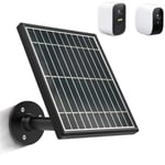 Solar Panel Compatible with eufyCam 2C / 2C Pro/eufyCam E, Includes Secure Wall Mount, 4.0M/13.1 ft Power Cable (No Include Camera)