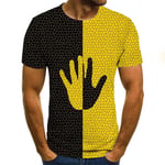 Summer Newest 3D Printed T Shirt Men Face Casual Male tshirt Short Sleeve Funny T Shirts Tops tee-2XL