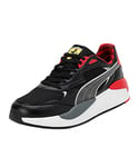 PUMA Unisex Adults' Fashion Shoes FERRARI X-RAY SPEED Trainers & Sneakers, PUMA BLACK-ROSSO CORSA, 44