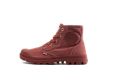 Palladium Femme Sneaker Boots, Coton, Rouge, 38 EU