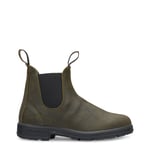 Blundstone Unisex #1615 Dark Olive Suede Chelsea Boot - Size UK 3