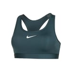 Nike Swoosh Medium Support Soutien-gorge Sport Femmes - Bleu Petrol