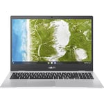 ASUS ChromeBook CX1500CKA-EJ0256 Ordinateur Portable 15" FHD (Intel Celeron N4500, RAM 8 Go DDR4, SSD PCIE 128 Go, ChromeOS) Clavier AZERTY Français