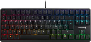 G80-3000N Rgb Tkl, Clavier Mécanique De Gaming Filaire Sans Pavé Numérique, Disposition Suisse (Qwertz), Rétro-Éclairage Rgb, Commutateurs D`Origine Mx Mx Red, Noir