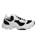 Calvin Klein Daxton Mens White/Black Trainers Neoprene - Size UK 10