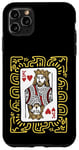 iPhone 11 Pro Max King Of Hearts Doodle - Vintage Graphic Card Game Lover Case