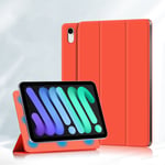 (iPad Pro 11 2020 oranssi magneettinen) iPad mini 6 Case Ultra Thin Magneettinen Smart Cover Pro 11 12.9 2021 Mini6 Air 5 4 Tablet Apple Pencil Charge automaattisella herätystietokoneen kuorilla ja kuorilla