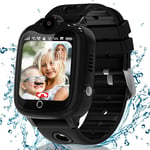 Montre Gps Enfant Tracker Avec Appel Vidéo, Montre Connectée Enfant 4g Sos Caméra Mode Classe Étanche Ip68 Jeux Réveil, Montre Telephone Avec Sim Cadeau Pour Filles Et Garçons