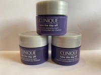 Clinique Take The Day Off Charcoal Cleansing Balm 45ml ( 3 x 15ml) NEW