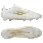 adidas F50 Elite Fg Day Spark - Vit/guld/vit - Gräs (Fg), storlek 43⅓