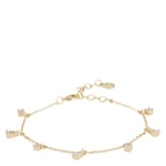 Snö Of Sweden Trinnie Charm Bracelet Gold/Clear