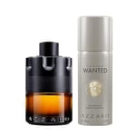 Azzaro - Lot de 2 - The Most Wanted, Parfum Pour Homme 100 ml + Wanted Déodorant Spray150 ml