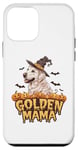 iPhone 12 mini White English Cream Golden Retriever Golden Mama Halloween Case