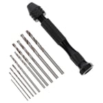 manual drill microbit Cobalt Left Hand Drill Bits Micro Drill Pin Vise